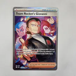 Pokemon TCG Team Rocket's 🔥 Giovanni Destined Rivals Ultra Rare - Image 1
