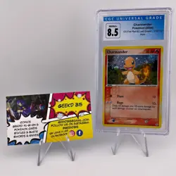 Charmander ex FireRed & LeafGreen 113/112 Pokemon Secret Rare Holo 2004 CGC 8.5 - Image 1