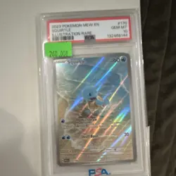Pokemon Squirtle SV 151 170/165 Illustration Rare Holo English 2023 PSA 10 - Image 2