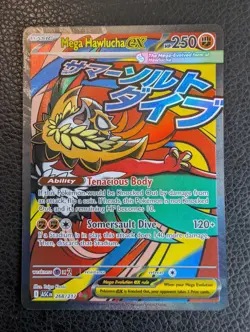 Mega Hawlucha ex - 268/217 Ascended Heroes (Pokemon) Mega Attack Rare - Image 1