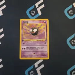Gastly 33/62 1st Edition Fossil Regular Pokemon TCG - Image 1