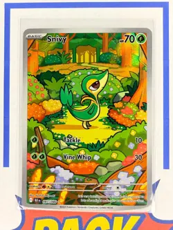 Snivy Illustration Rare IR 087/086 Black Bolt Pokemon TCG - Image 1
