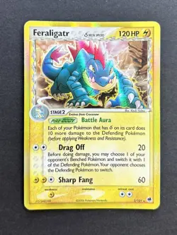 Feraligatr 2/101 Holo Pokemon Delta Species Dragon Frontiers - MP - Image 1