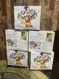 Pokemon Prismatic Evolutions Elite Trainer Box Lot Eevee 5 Boxes English - Image 2