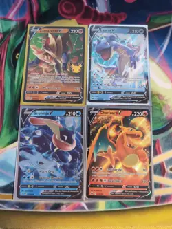 LOT OF 4 - V Pokemon Card Holo Ultra Rares All NM Condition - Image 1