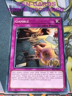 CARTE Yu Gi Oh GAMBLE PSV-FR053 25TH - Image 1
