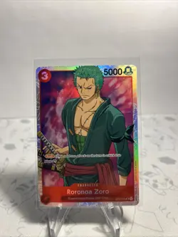 Roronoa Zoro OP01-025 - One Piece TCG - SR Near-Mint Super Rare Foil English - Image 1