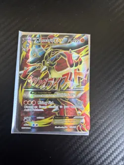 Mega M Lucario Ex 55a/111 Furious Fists Ultra Rare Full Art Holo Pokemon Card - Image 1