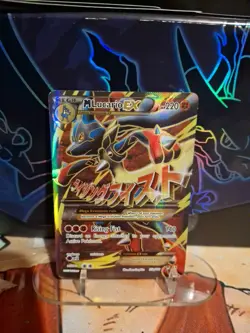 Mega M Lucario Ex 55a/111 Furious Fists Ultra Rare Full Art Holo Pokemon Card - Image 1
