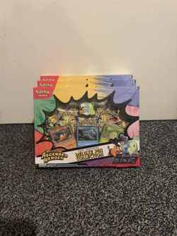 Pokemon TCG Ascended Heroes First Partner Deluxe Pin Collection (in hand) - Image 1