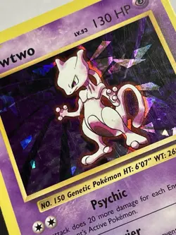 Mewtwo 51/108 (MP) Cracked Ice Holo XY Series: Evolutions 2016 Pokemon Card TCG - Image 3