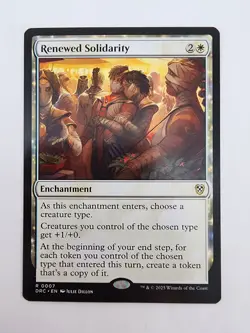 Renewed Solidarity Commander: Aetherdrift • Regular MTG - Image 1