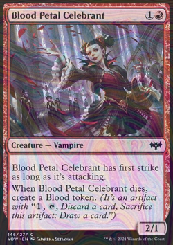 Foil Blood Petal Celebrant - vow - 146 | MTG Card - Image 3