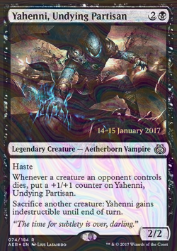 Foil Yahenni, Undying Partisan - Aether Revolt Promos | MTG Card - Image 3