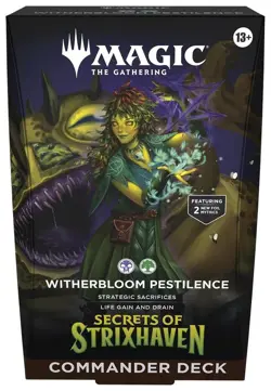 MTG Secrets of Strixhaven Witherbloom Pestilence Commander Deck Presale 4/24 - Image 1