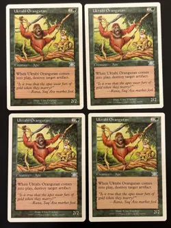 4x Uktabi Orangutan NM UP 6th Edition MTG Magic - Image 1