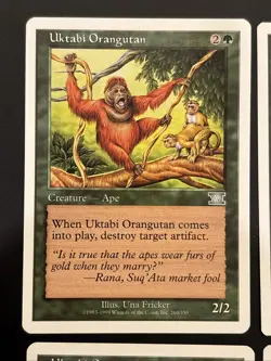4x Uktabi Orangutan NM UP 6th Edition MTG Magic - Image 2