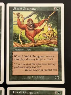 4x Uktabi Orangutan NM UP 6th Edition MTG Magic - Image 3