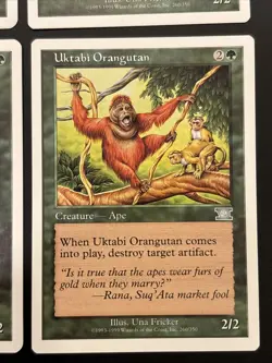 4x Uktabi Orangutan NM UP 6th Edition MTG Magic - Image 5