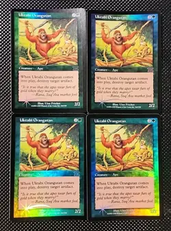 X4 Magic The Gathering Uktabi Orangutan Arena Promo Foil (NM) - Image 1