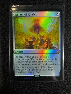 Banner of Kinship Foundations Foil MTG NM - Image 1