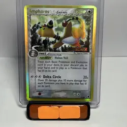 Pokemon TCG Ampharos 1/101 [Reverse Holo, Stamped] Dragon Frontiers - LP - Image 1