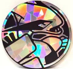 POKEMON LUGIA SILVER & BLACK CRACKED ICE HOLO COIN FATES COLLIDE NEW FOIL HOLO - Image 1