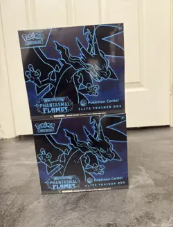 X2 Pokemon TCG Phantasmal Flames Pokemon Center ETB Elite Trainer Box ✅ - Image 1