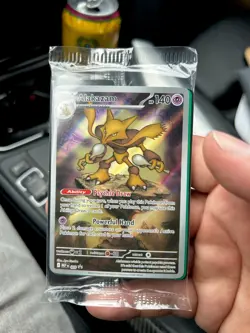 Pokemon Alakazam 009 Mega Evolution Promo Holo Card 2025 English - Image 1