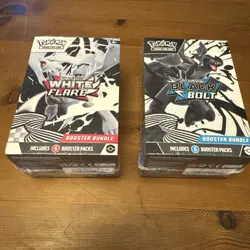 Pokemon TCG Black Bolt And White Flare Booster Bundle | Quick Dispatch - Image 1