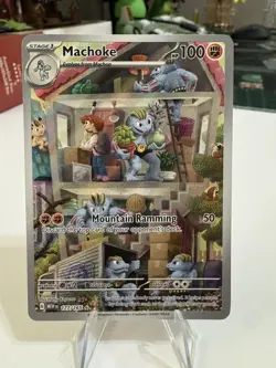 Machoke 177/165 Illustration Rare – Pokemon Scarlet & Violet 151 English (NM) - Image 3
