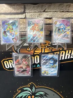 Pokemon First Partner Illustration Collection - Chimchar Turtwig Piplup …5 IR 🔥 - Image 1