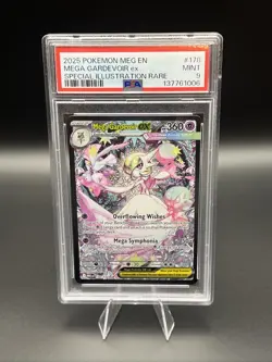 2025 POKEMON MEG EN-MEGA EVOLUTION #178 MEGA GARDEVOIR EX PSA 9 - Image 1