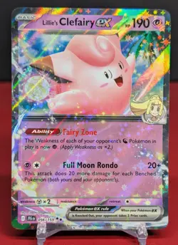 Pokemon Lillie's Clefairy ex #056/159 English Journey Together - Image 1