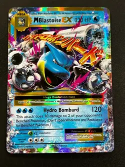 Mega Blastoise EX 22/108 - XY Evolutions Ultra Rare Pokemon TCG Card NM - Image 1