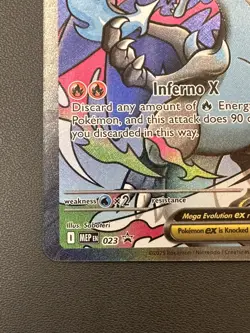 Mega Charizard X EX 023 Black Star Promo Phantasmal Flames Pokemon Card - Image 5