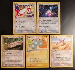 2004 Pokemon 5 Card Lot EX Trainer Kit Latias and Latios - Image 1