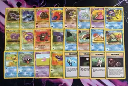 Pokemon Fossil Vintage Card Bundle WOTC Pokemon TCG Uncommon And Common Job Lot - Image 1