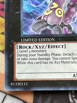 Number 30 Acid Golemn JUMP-EN059 MP Ultra Rare Limited Edition Yu-Gi-Oh - Image 5