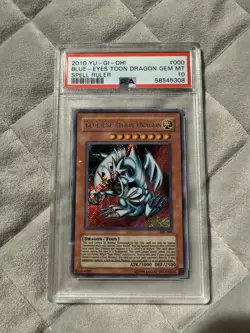 PSA 10 - Blue Eyes Toon Dragon Spell Ruler 2010 Yu-Gi-Oh! GEM MT - Image 1