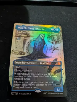 Wan Shi Tong, Librarian Foil Borderless Avatar: The Last Airbender NM MTG - Image 1
