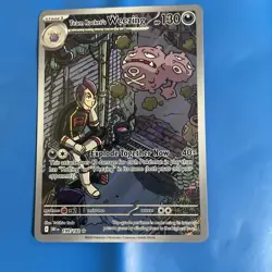 Team Rocket's Weezing Art Rare Glory of Team Rocket SV10 AR Pokemon 105/098 - Image 1