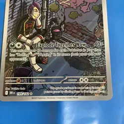 Team Rocket's Weezing Art Rare Glory of Team Rocket SV10 AR Pokemon 105/098 - Image 5