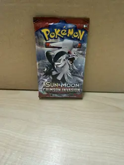 Pokemon Sun & Moon Crimson Invasion Booster Pack TCG Factory Sealed - Image 1