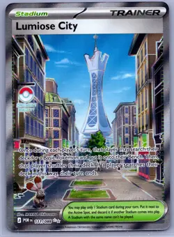 Lumiose City Full Art Trainer Rare 111/088 Pokemon ME03: Perfect Order - Image 1