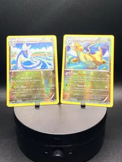 Dragonite 51/108 And Dragonair 50/108 Pokemon Roaring Skies Reverse Holo Duo - Image 1