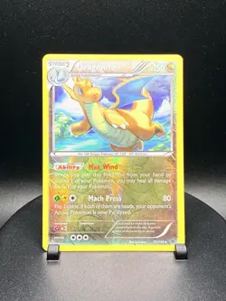 Dragonite 51/108 And Dragonair 50/108 Pokemon Roaring Skies Reverse Holo Duo - Image 2