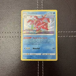 Pokemon TCG - Octillery (Prerelease) SWSH089 Sword & Shield Promo NM Black Star - Image 1