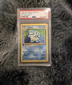 🔥Pokemon 1st Edition Base Set Blastoise German PSA 7🔥 - Image 1