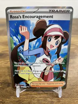 Rosa’s Encouragement 114/088 Perfect Order Illustration Rare Pokemon TCG - Image 1